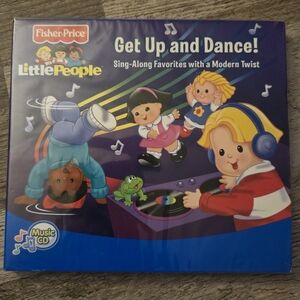 Fisher-Price Little People Get Up and Dance CD New Sealed Sing-Along